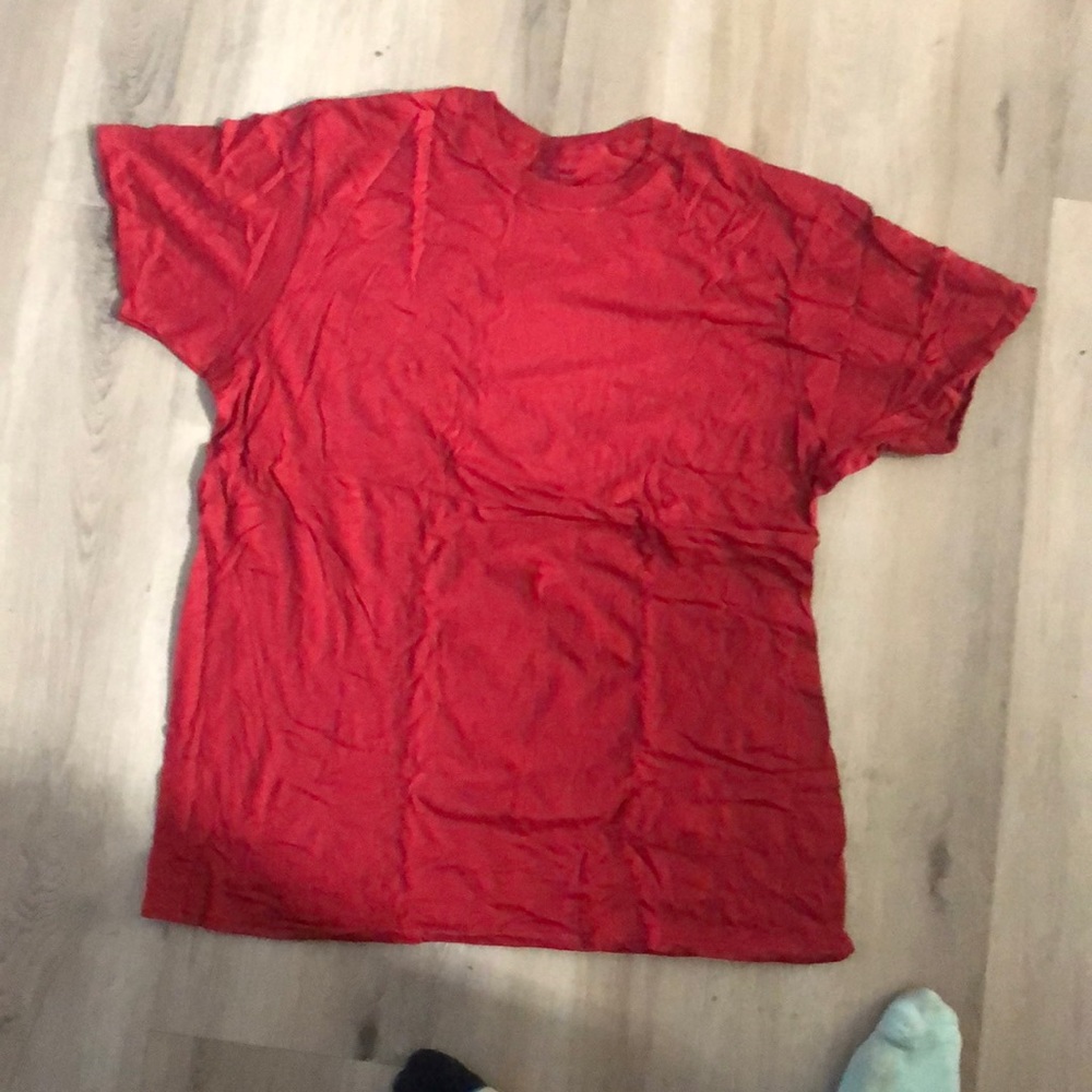 Red T shirt never worn